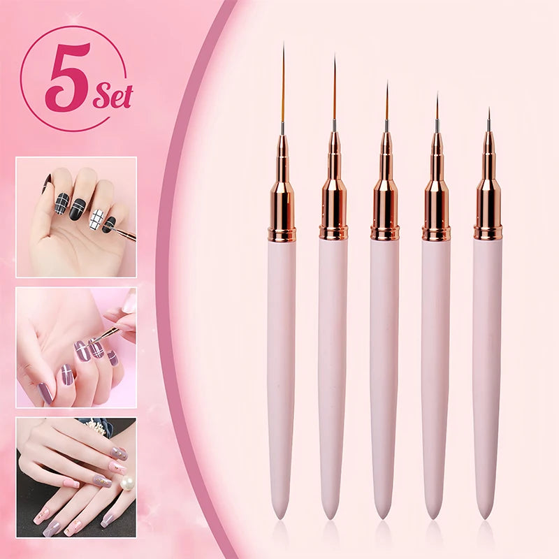 NailLine Pro - Precision Nail Art Brushes